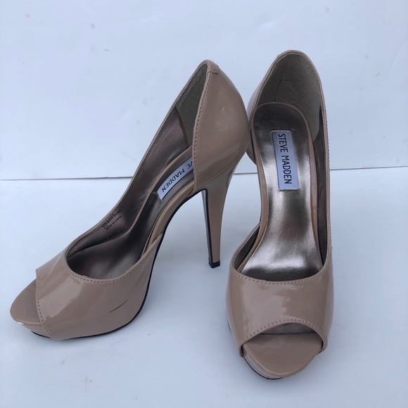Steve Madden peep toe open side heels - Picture 1 of 6